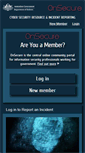 Mobile Screenshot of onsecure.gov.au