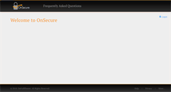 Desktop Screenshot of onsecure.com