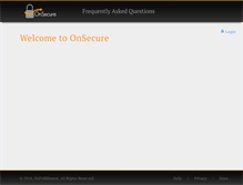 Tablet Screenshot of onsecure.com